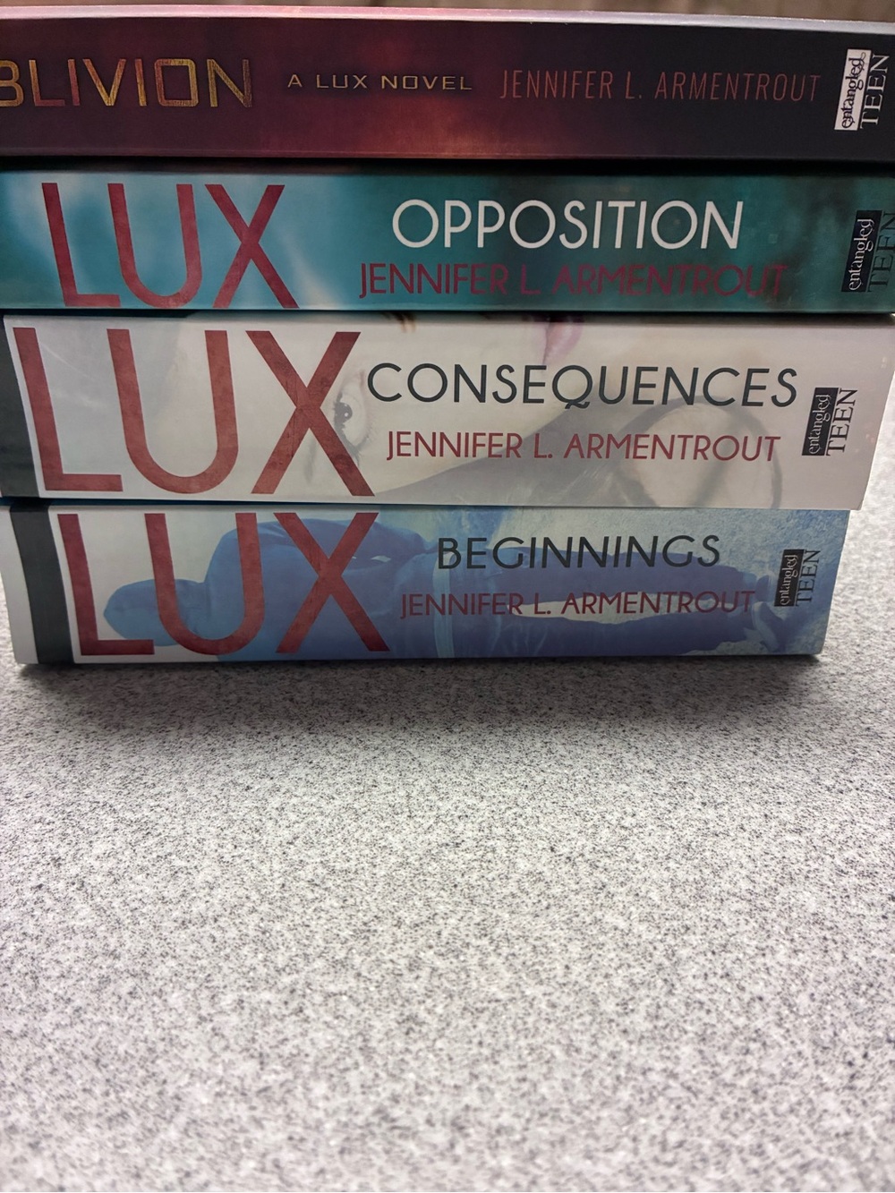 LUX Paperback Collection - Blue/Teal and White Editions
